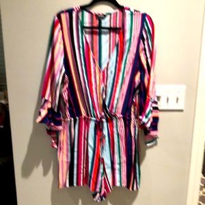 Express long sleeve romper! Beautiful vibrant colors!